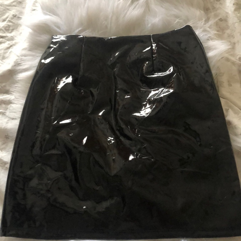 Black latex shirt